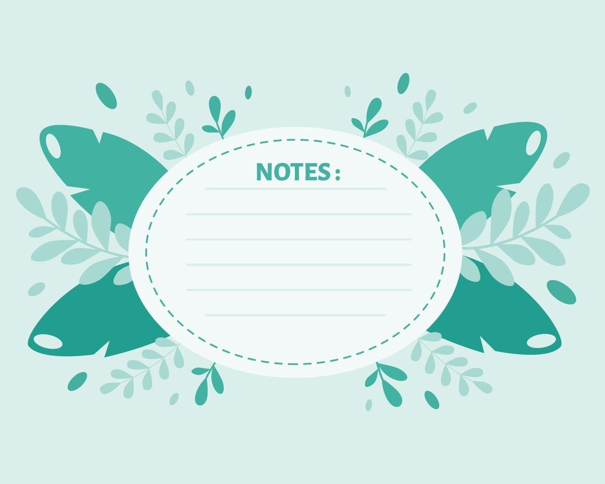 To do list, planner, organizer template on leaves background. Vector illustration