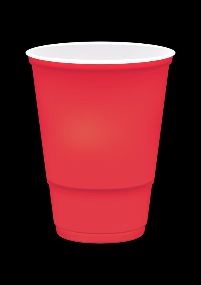 a blank soft drink cup vector