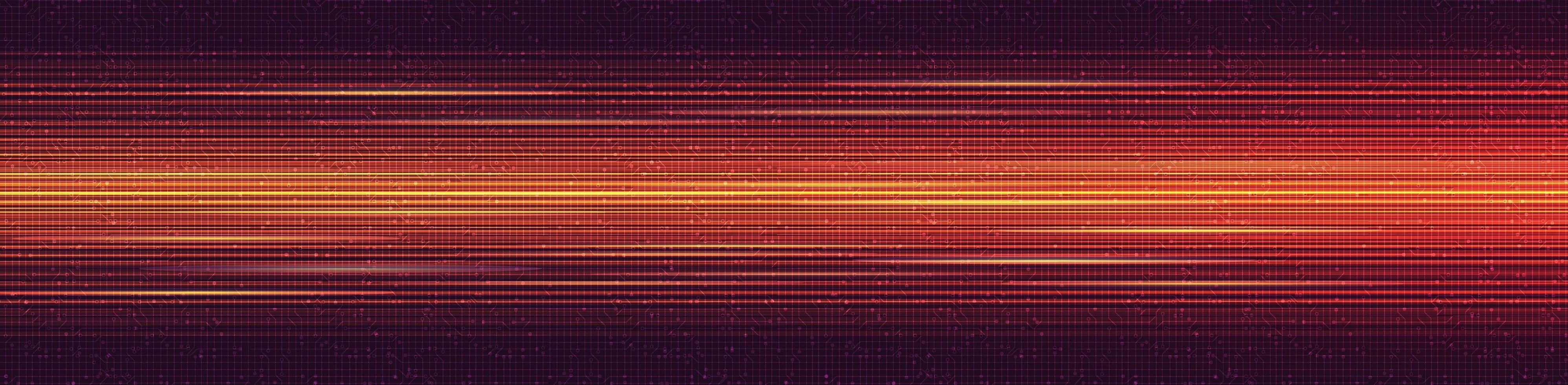 Panorama Light Speed Line Technology Background vector