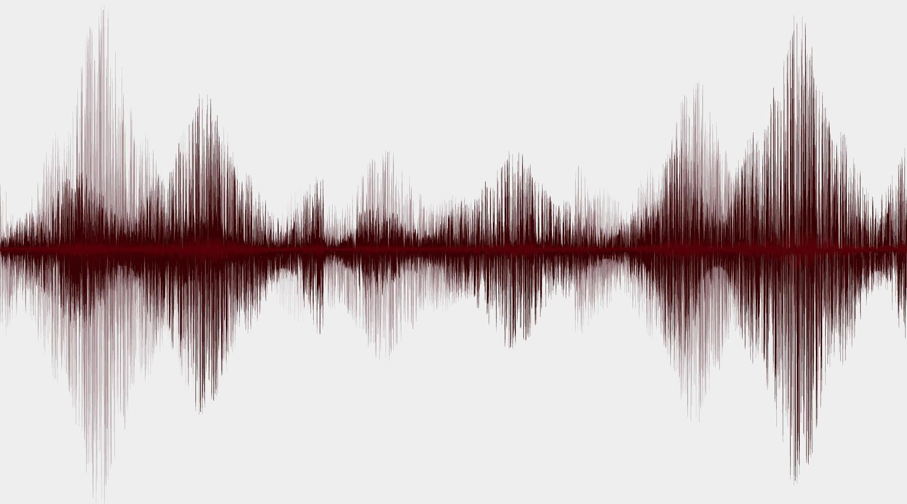 Red Sound Wave Background vector