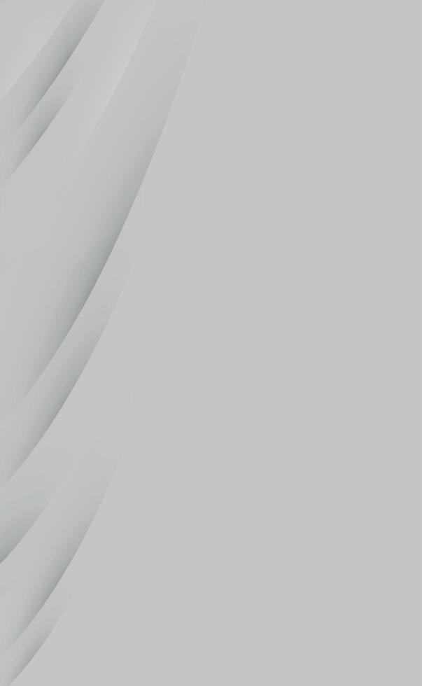 Abstract gray background with wavy lines - Vector
