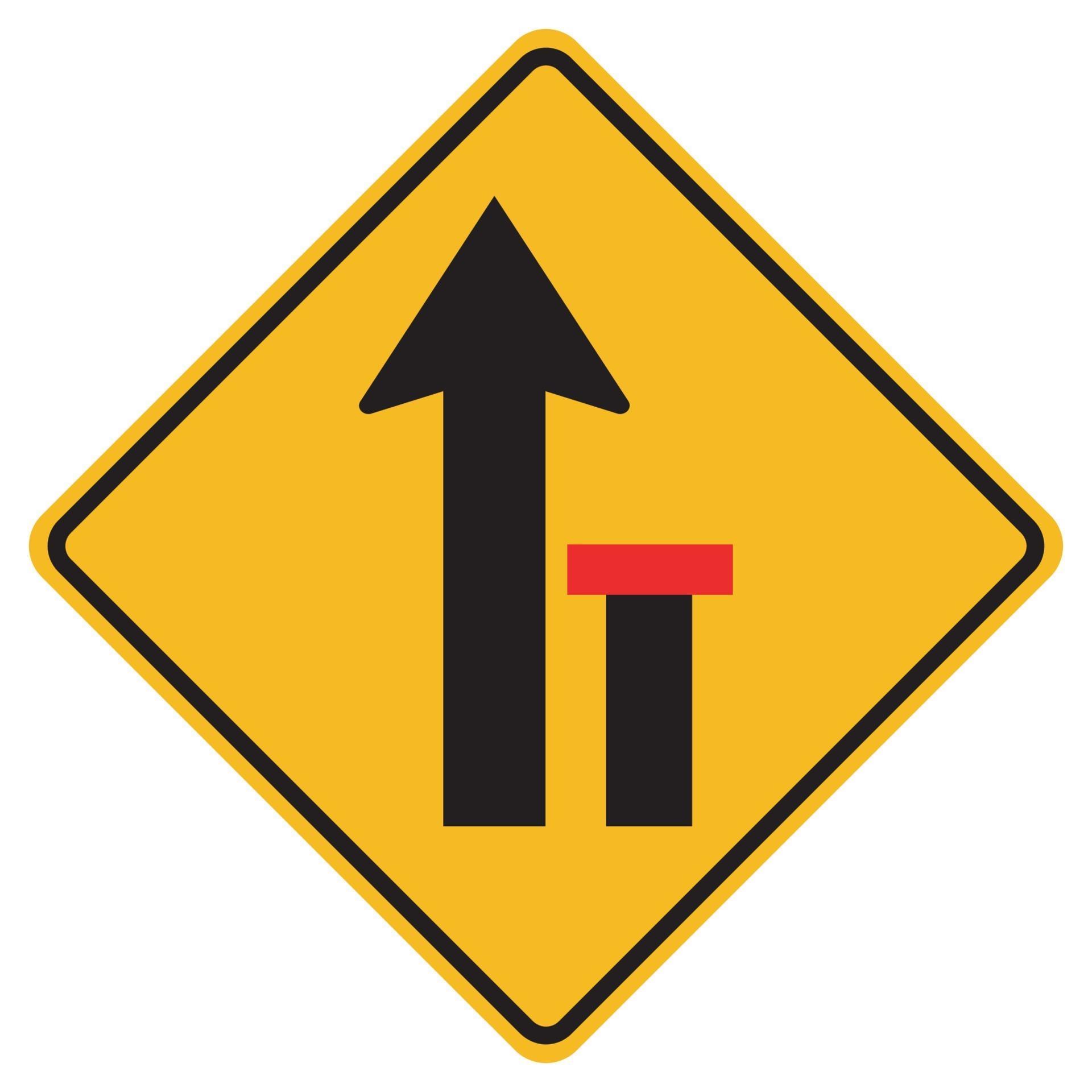 Знак заканчивается полоса. Знак левостороннее движение. Запрешон знак лефт. Right Lane ends.