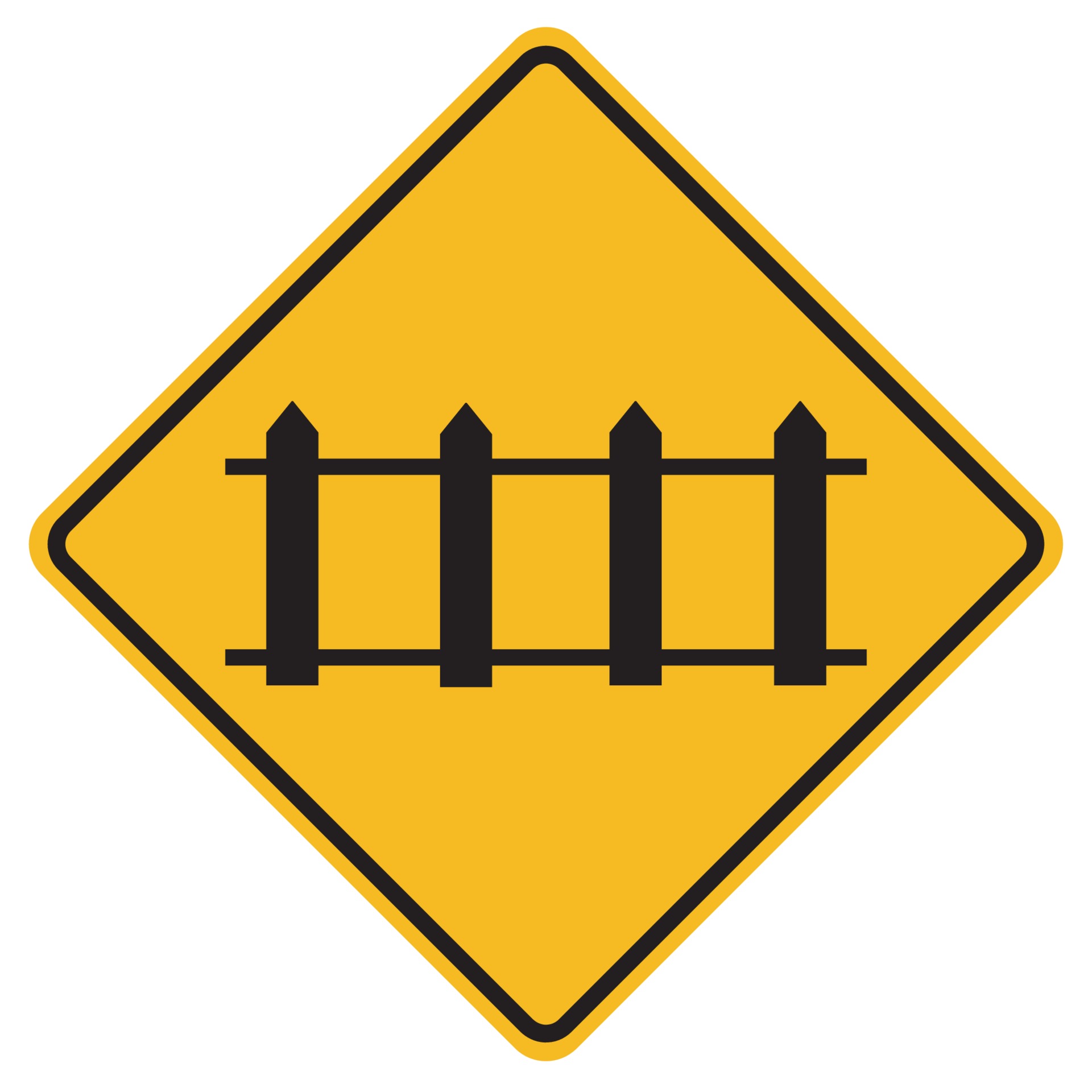 Warning Signs Railway Crossing With Automatic Gates On White Background Vector Art At Vecteezy Warning Signs Railway Crossing With Automatic Gates On White Background Vector Art At Vecteezy