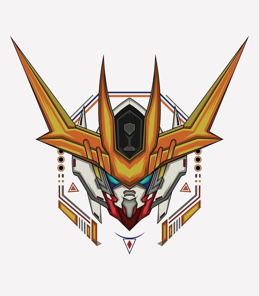 Robot geometric head vector