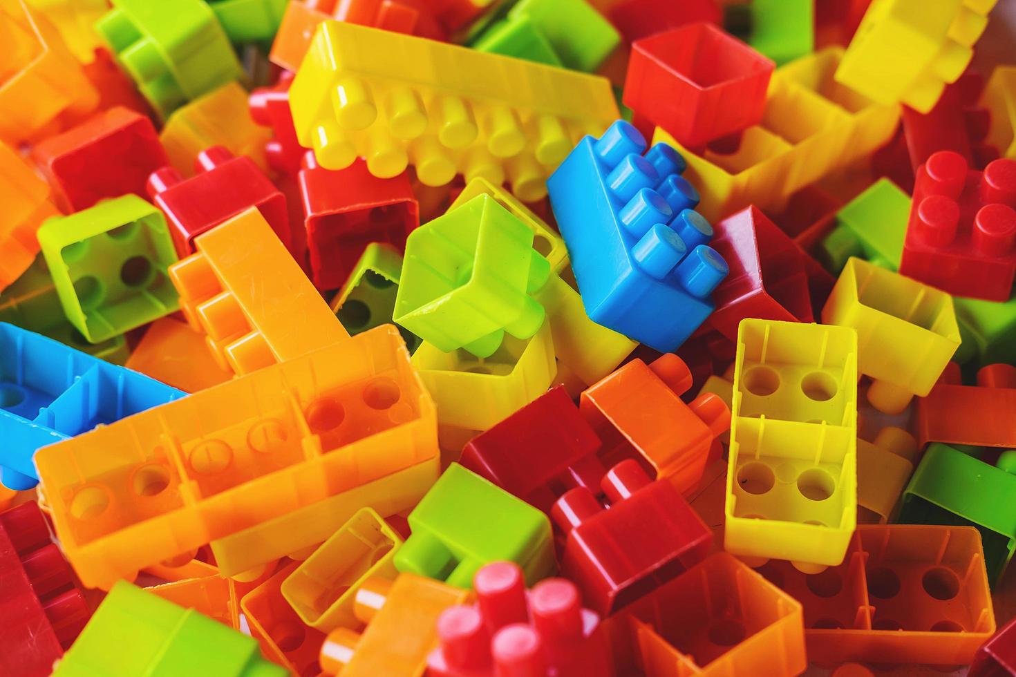 Toy block background photo