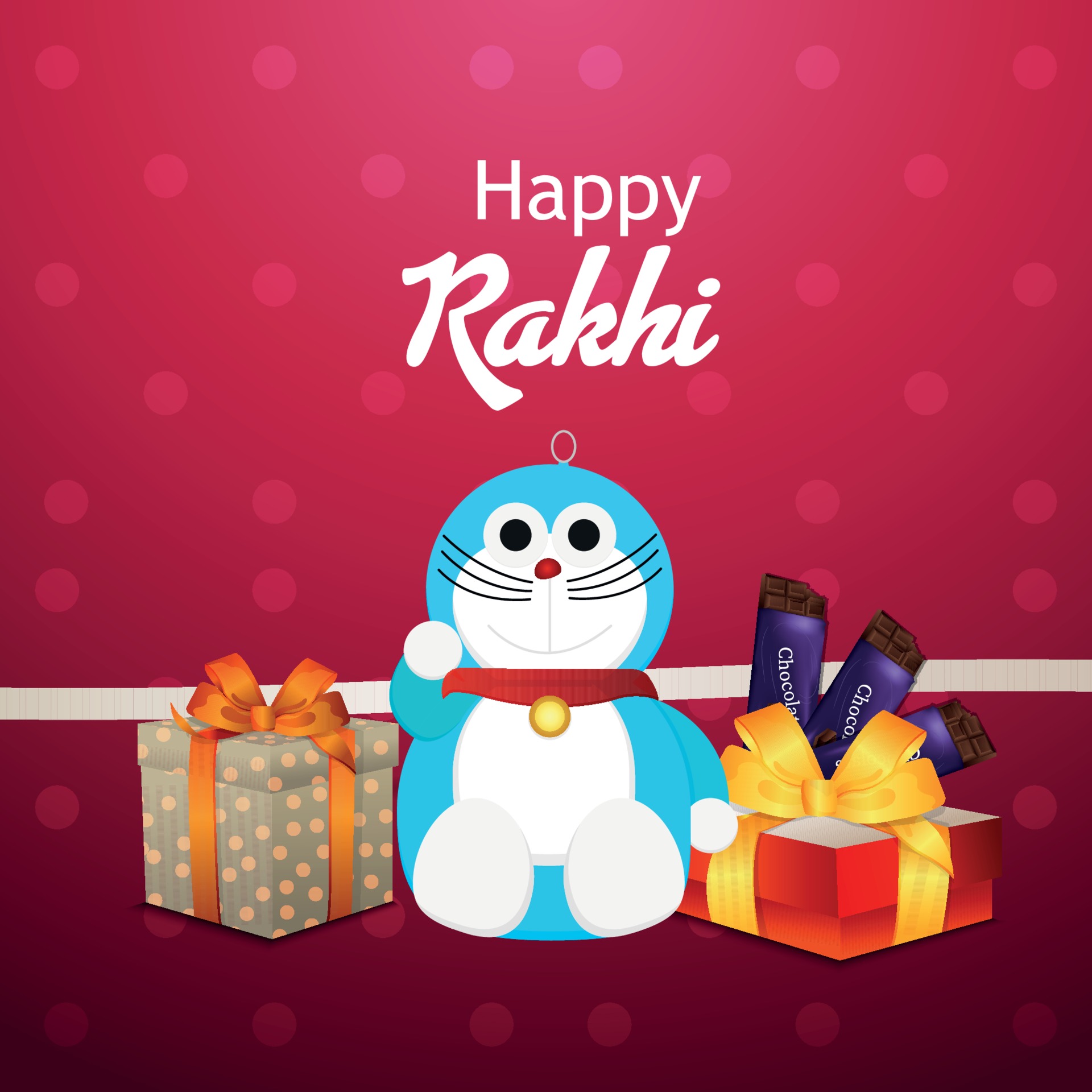 Happy rakhi celebration invitation greeting card with kids creative 2313437  Vector Art at Vecteezy