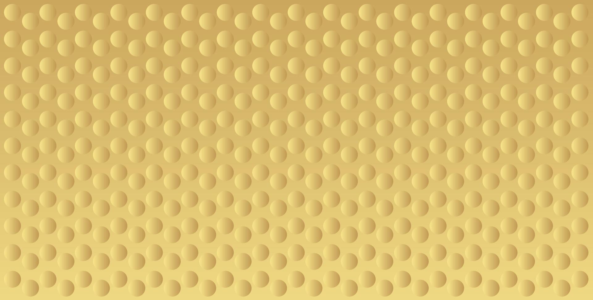 Gold polka dots pattern, colorful background - vector abstract background