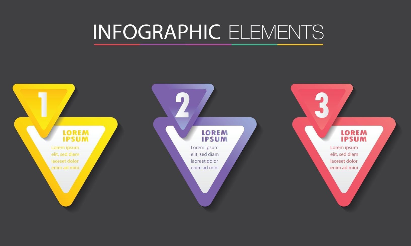 plantilla de cuadro de texto moderno, infografía de banner vector