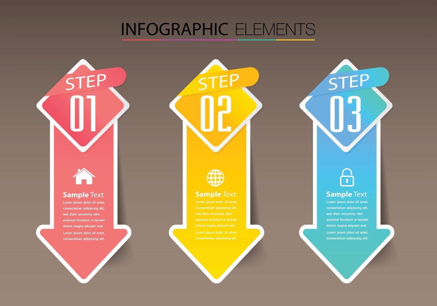 plantilla de cuadro de texto moderno, infografía de banner vector