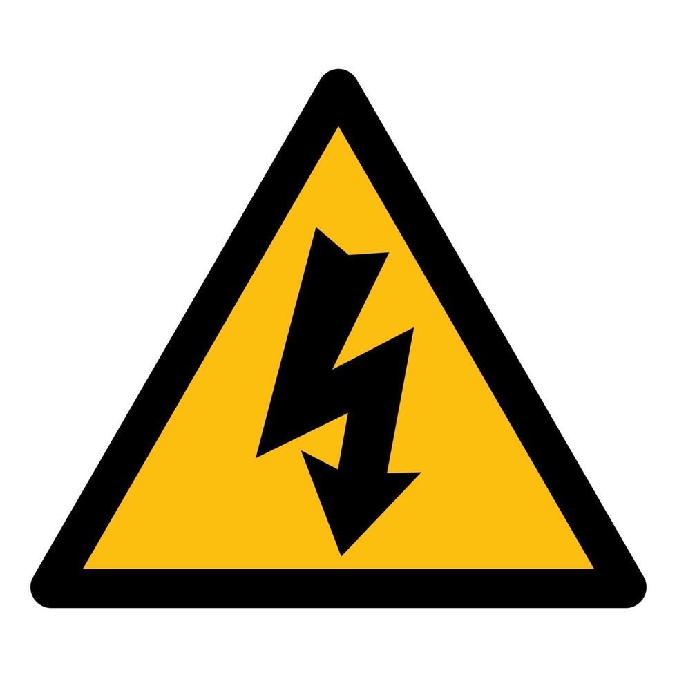 Danger High Voltage Symbol vector