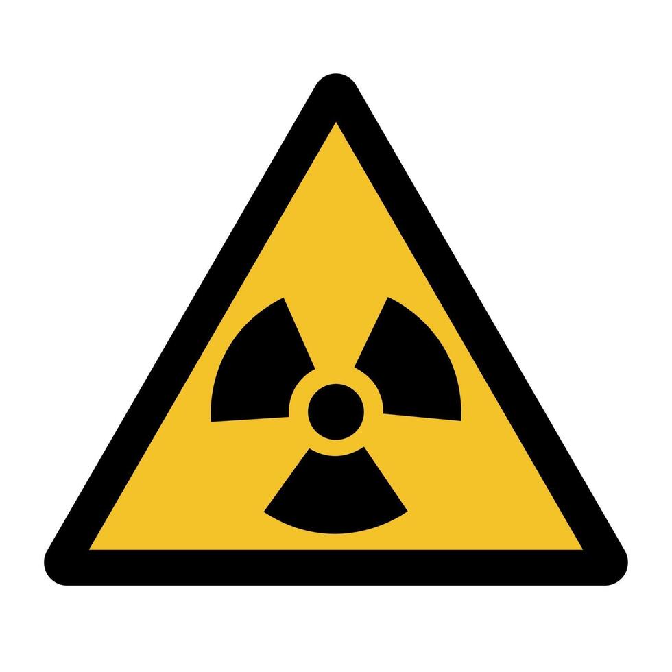 Radiation Hazard Symbol Sign vector