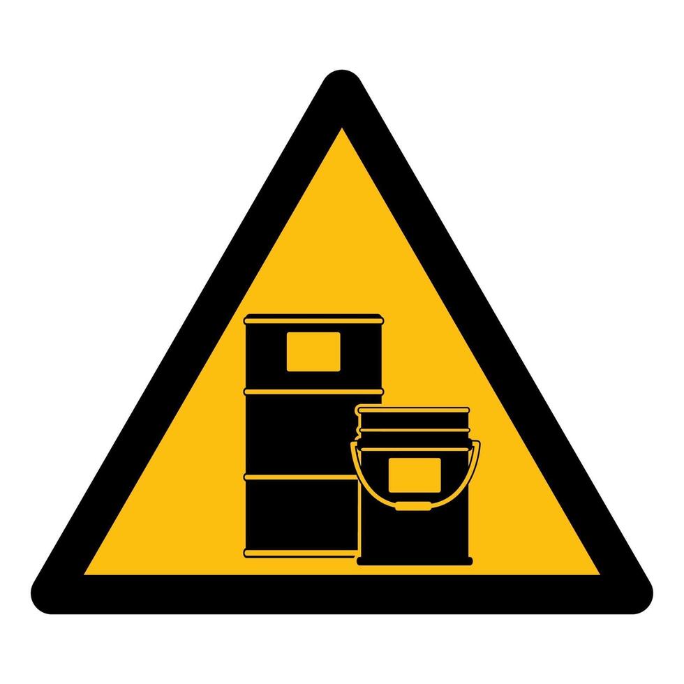 Chemical Storage Area Symbol vector