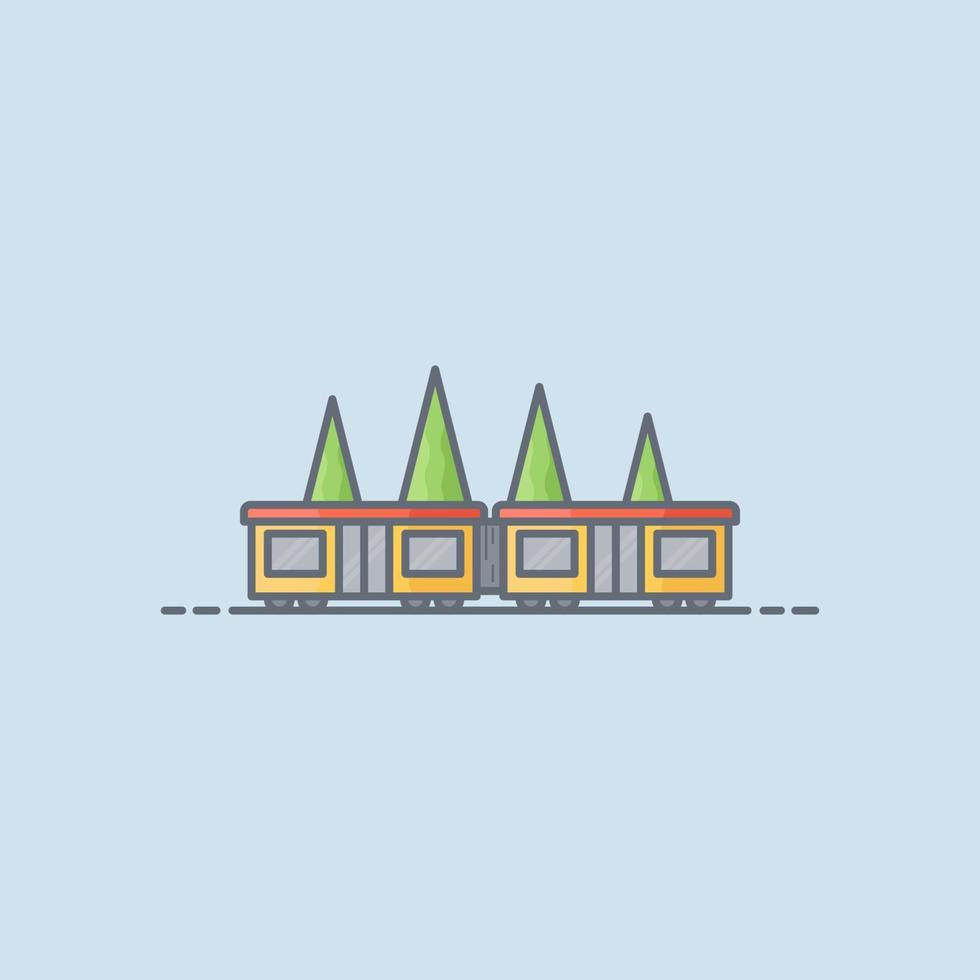 Train vector icon illustration