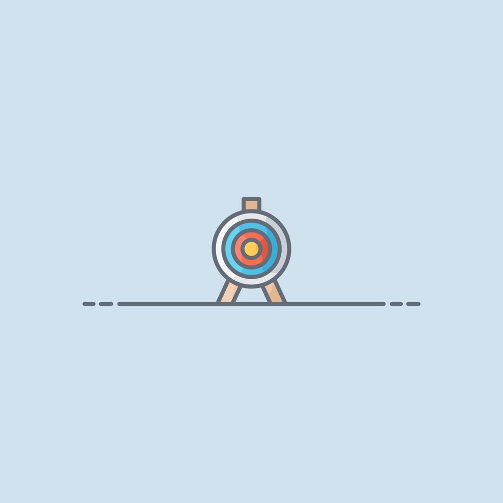 Target board vector icon illustration