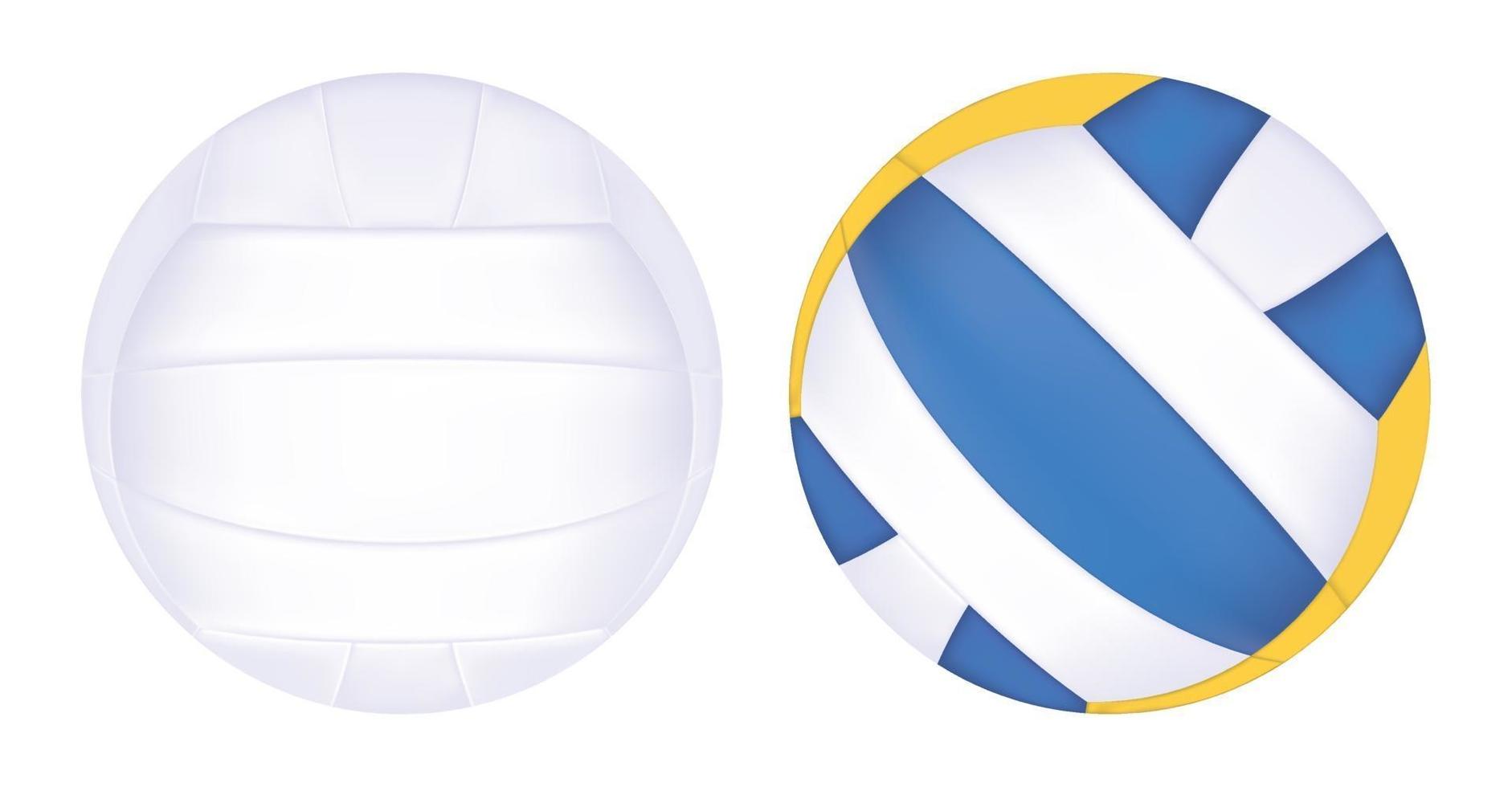 beach volleyball vector on a white background