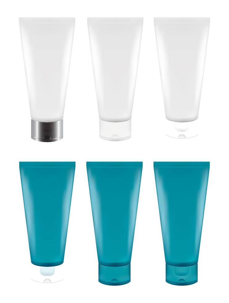 cosmetic tube packagings vector