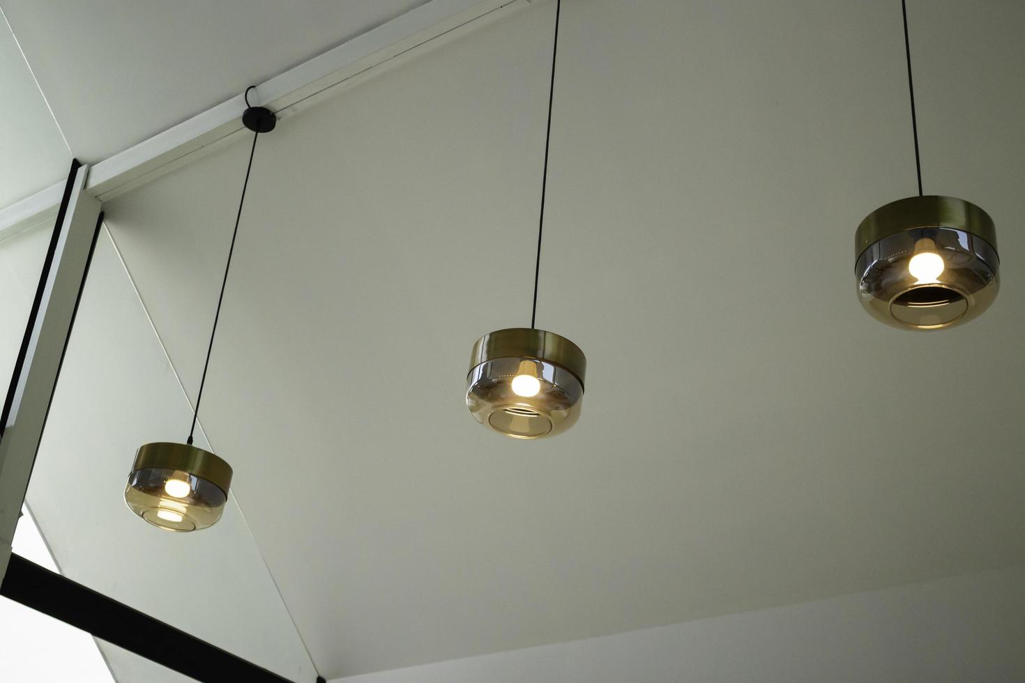 Decorative hanging lights photo