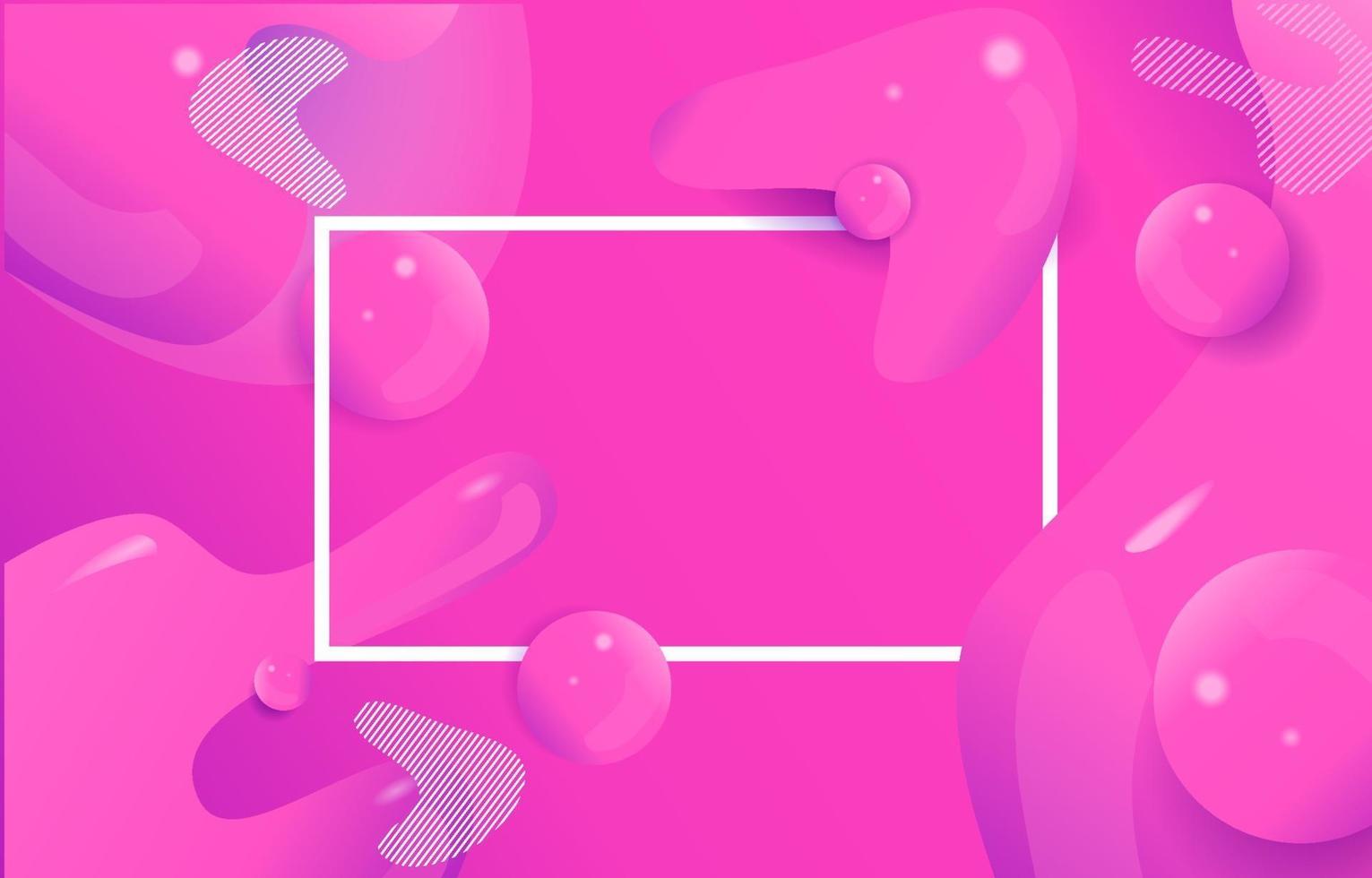 Abstract Fluid Pink Background vector