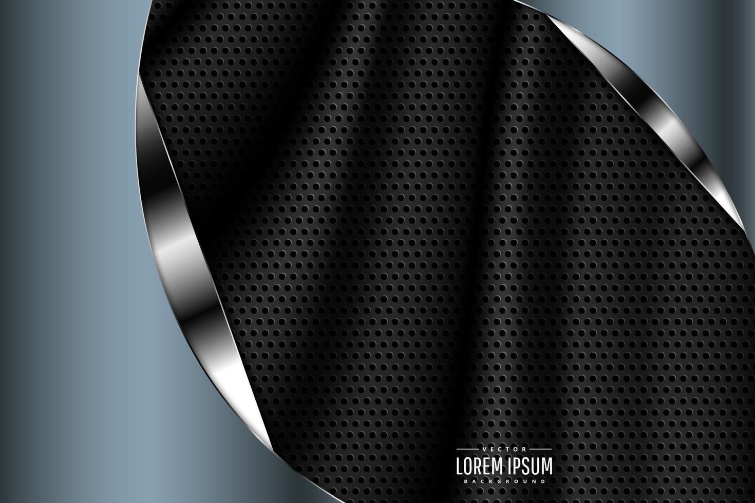 blue metallic with perforated texture. vector