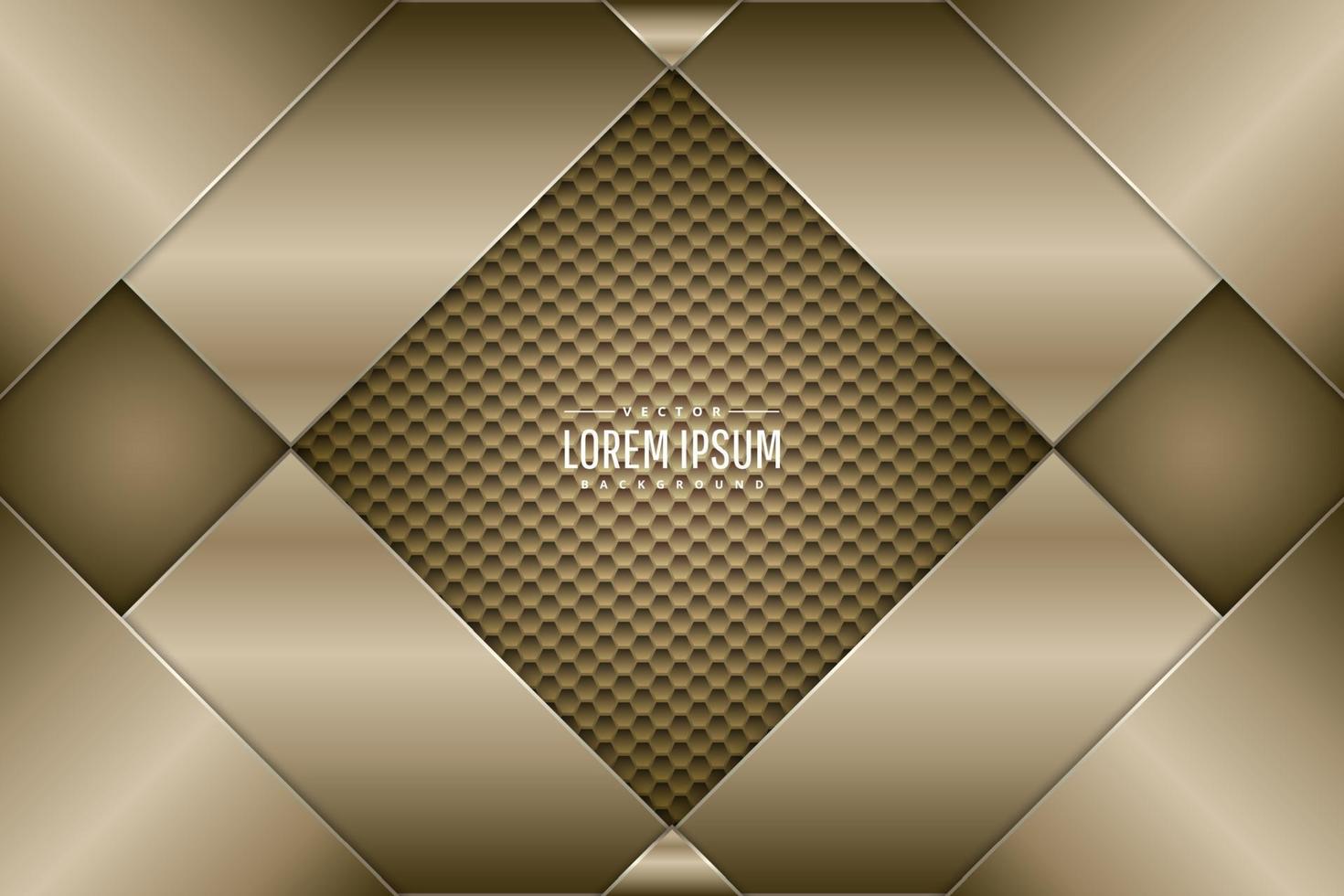 Gold and silver metallic background. vector