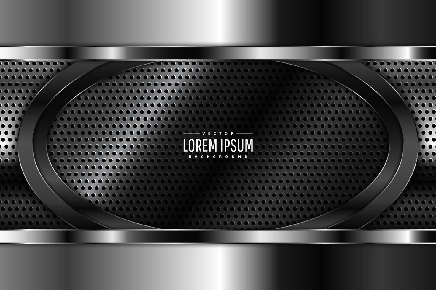 Luxury metallic background. vector