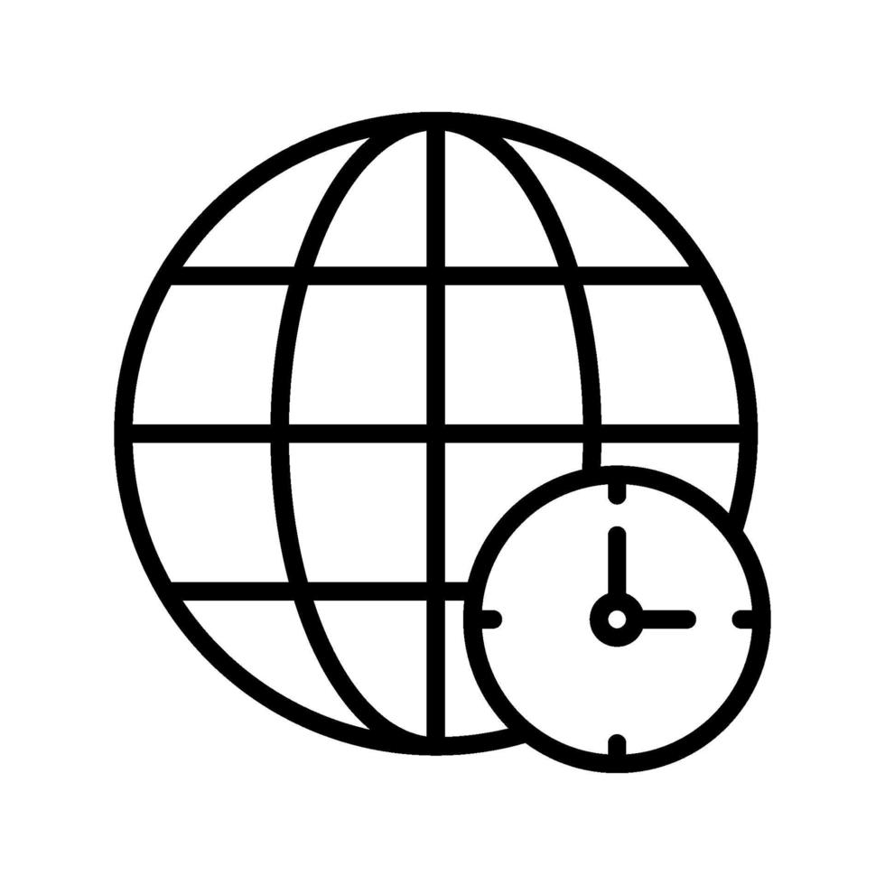 Time Zone Icon vector
