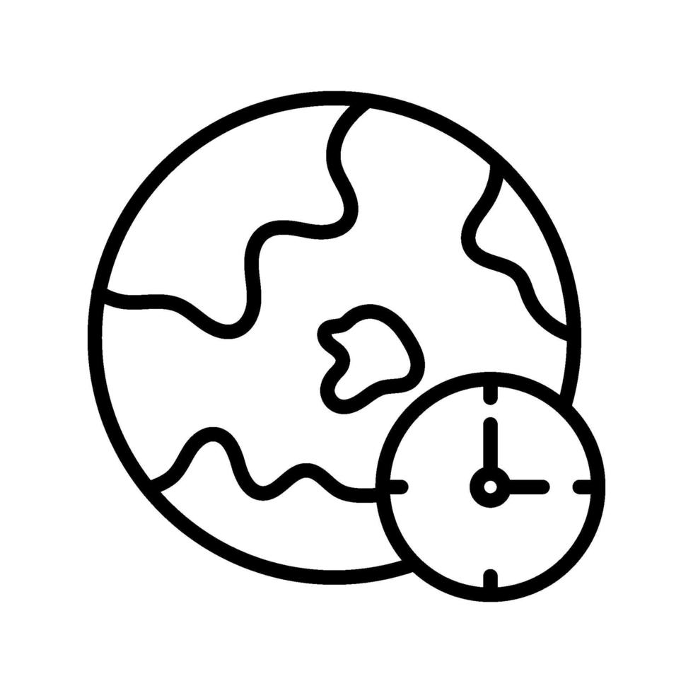 Time Zone Icon vector