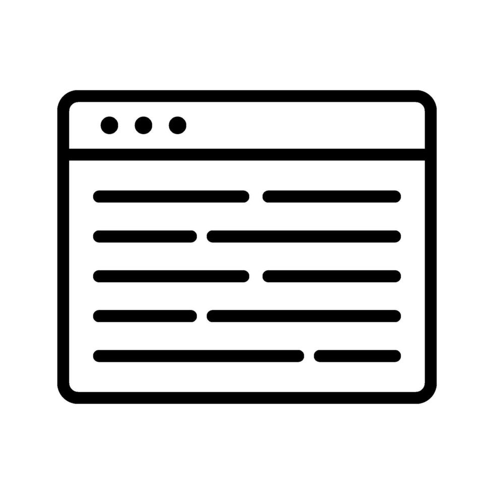Webpage Content Icon 2318236 Vector Art at Vecteezy