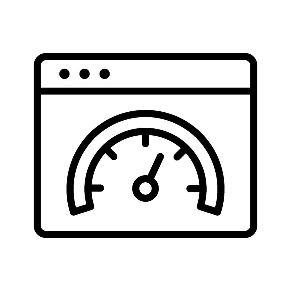 Browser Dashboard Icon vector