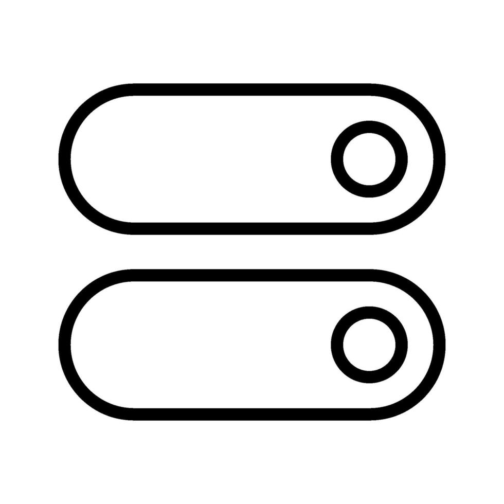 Toggle Switches Icon vector