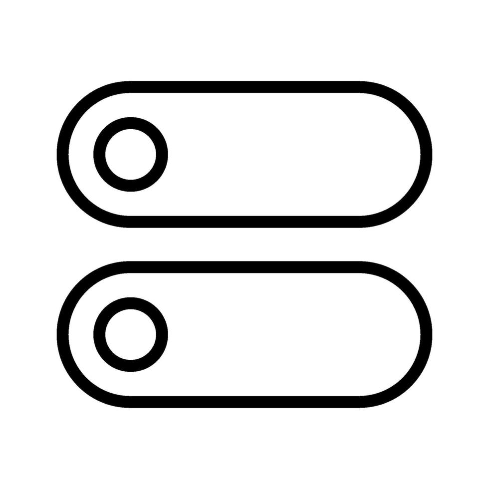 Toggle Switches Icon vector