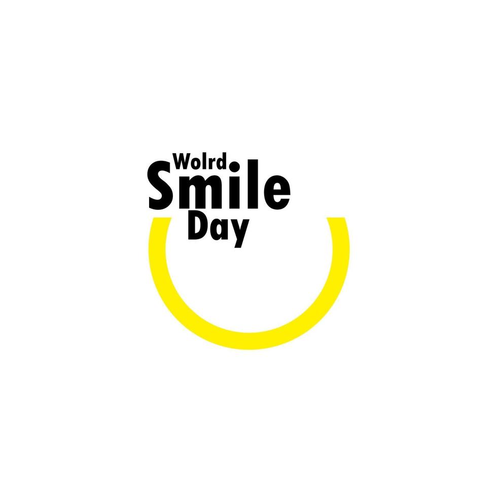 World Smile Day Celebration Vector Template Design Illustration 2318375