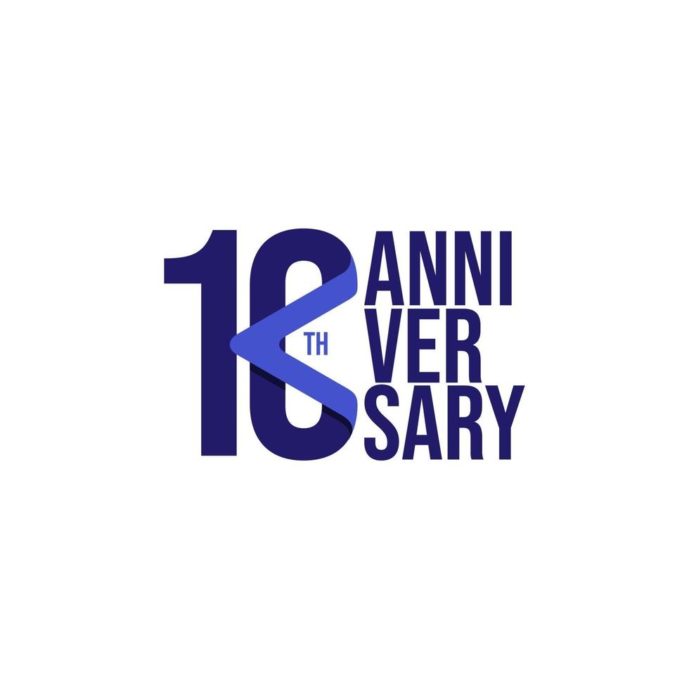 10 Th Anniversary Celebration Vector Template Design Illustration