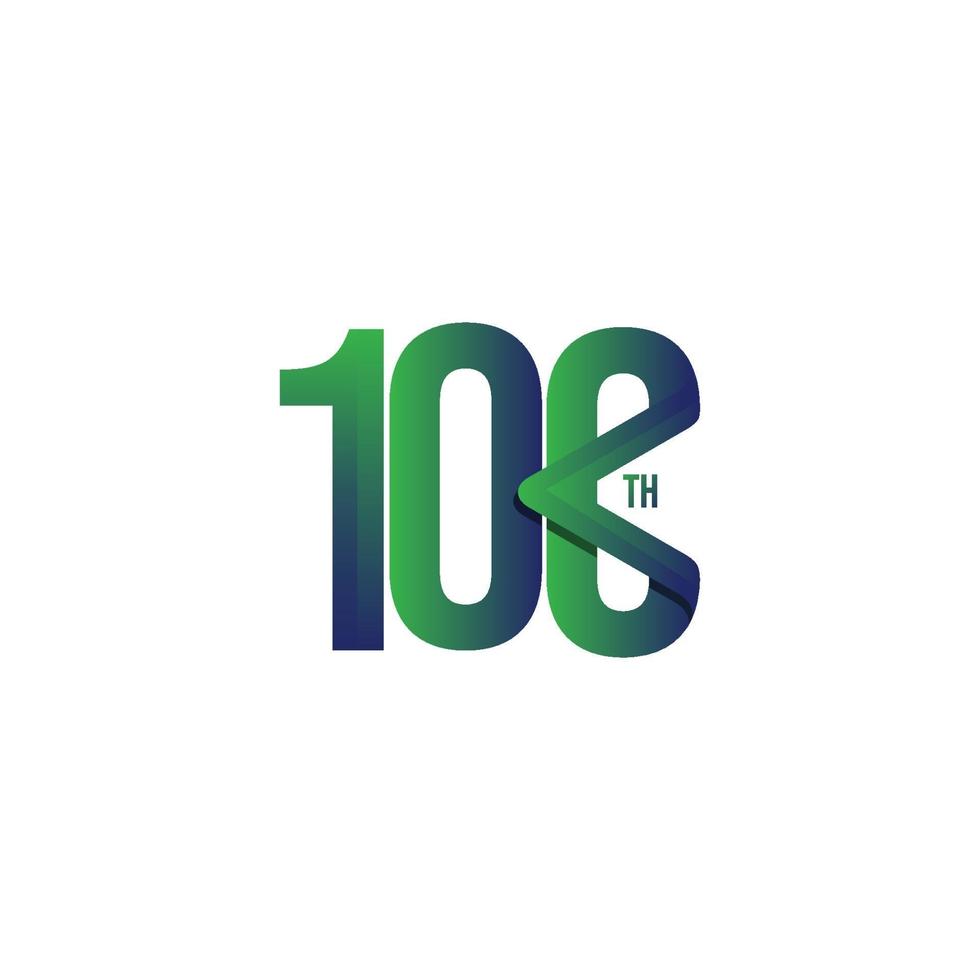 100 Th Anniversary Celebration Vector Template Design Illustration