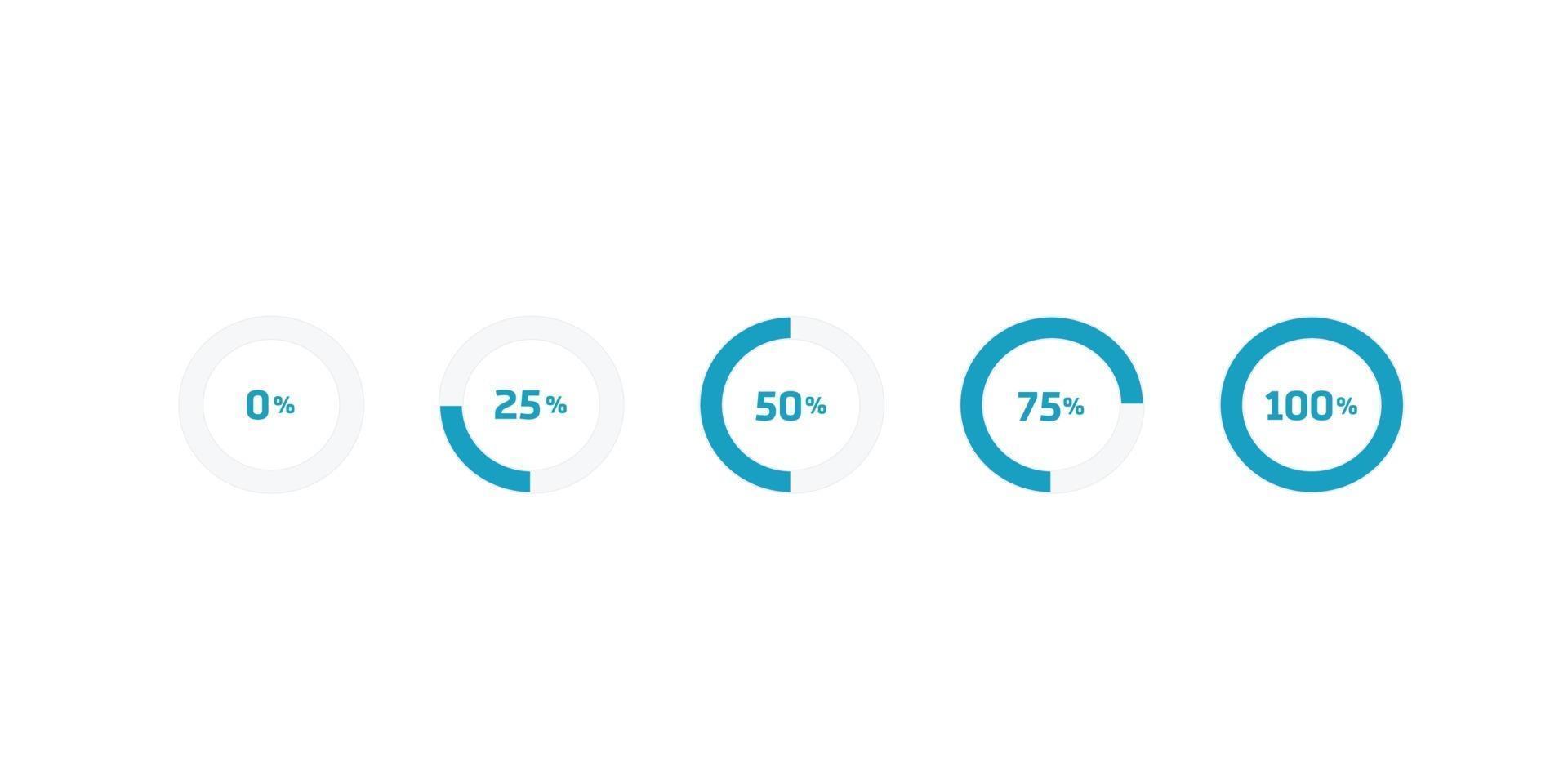 Vector download or upload status icon illustration, Load icon. Circle website buffer loader.