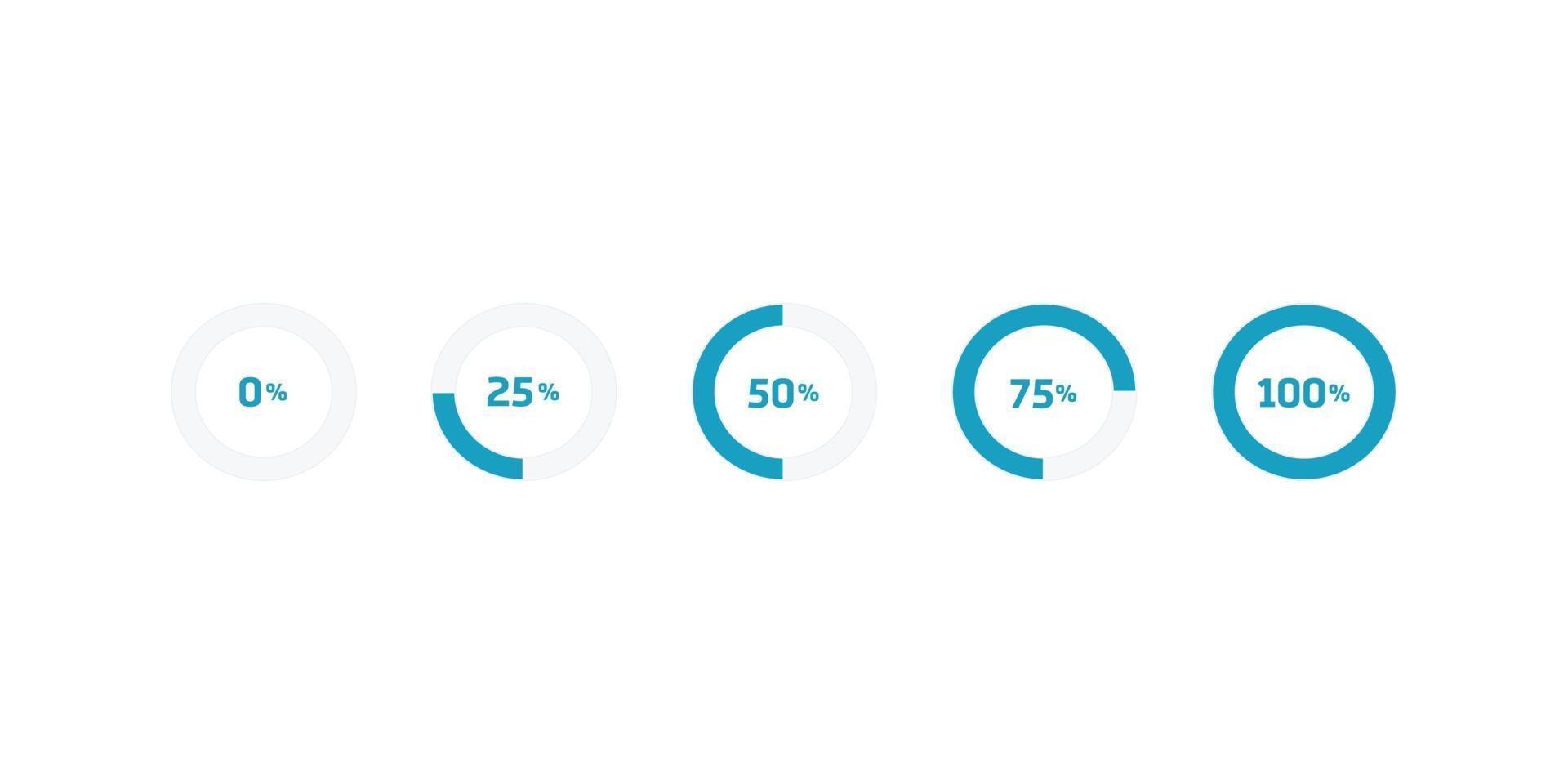 Vector download or upload status icon illustration, Load icon. Circle website buffer loader.