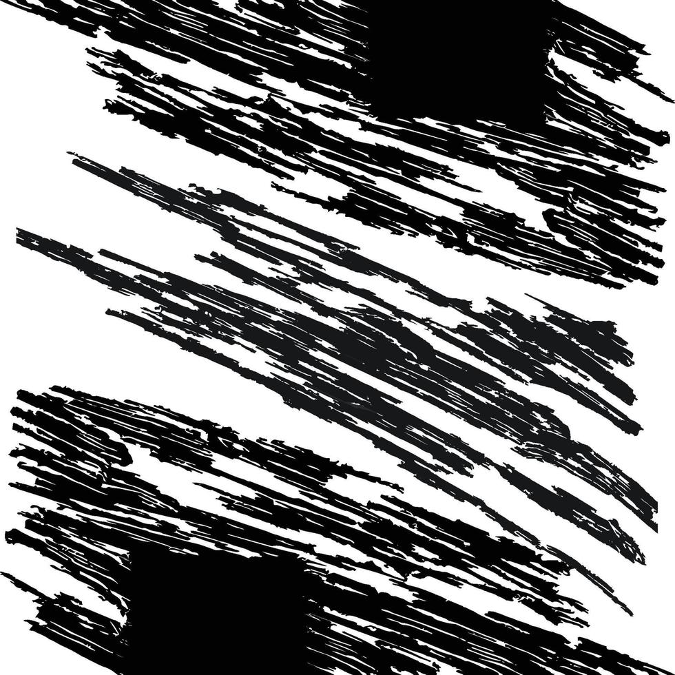 brush strokes vector seamless pattern. Black paint freehand scribbles, abstract ink background. Brushstrokes, smears, lines, squiggle pattern. Abstract wallpaper design, textile print vector illustration