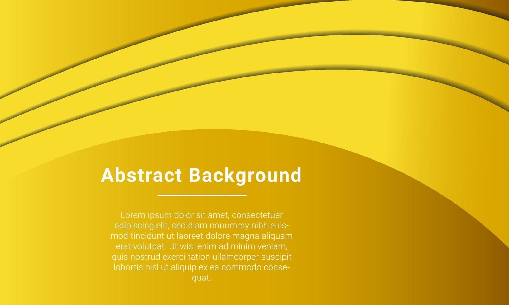 Stylish Yellow Curve Background vector