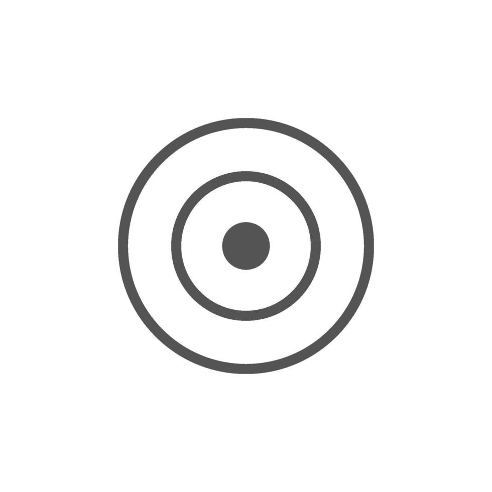 Target icon vector illustration on white background