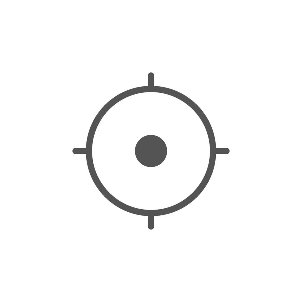 Target icon vector illustration on white background