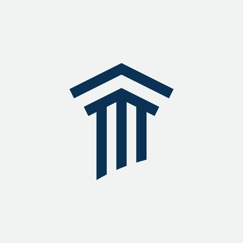 Column icon vector Logo Template  illustration design
