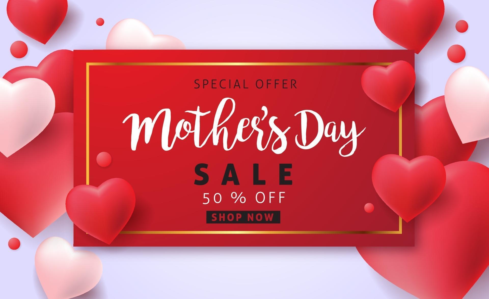 Mother’s day sale poster banner background 2323844 Vector Art at Vecteezy