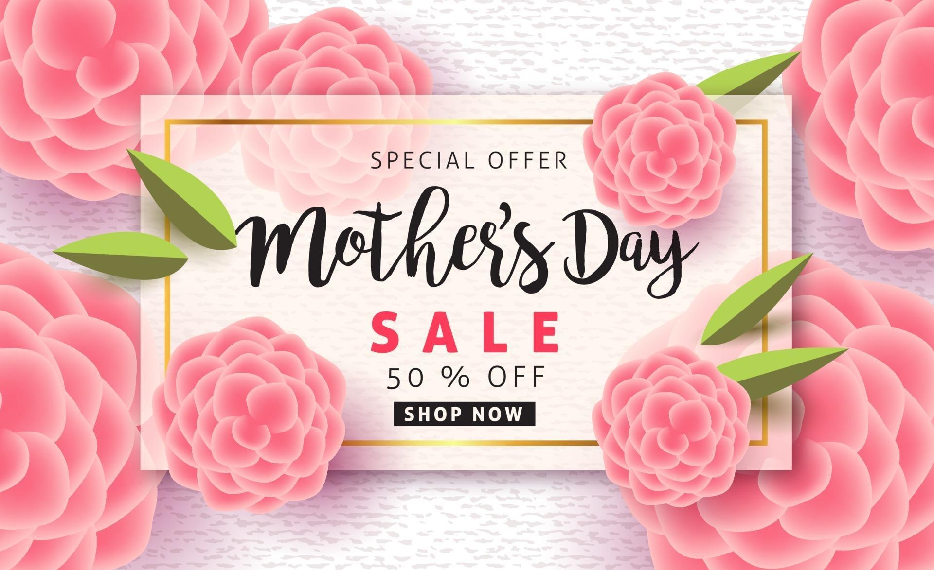 Mother's day sale poster banner background 2323853 Vector Art at Vecteezy