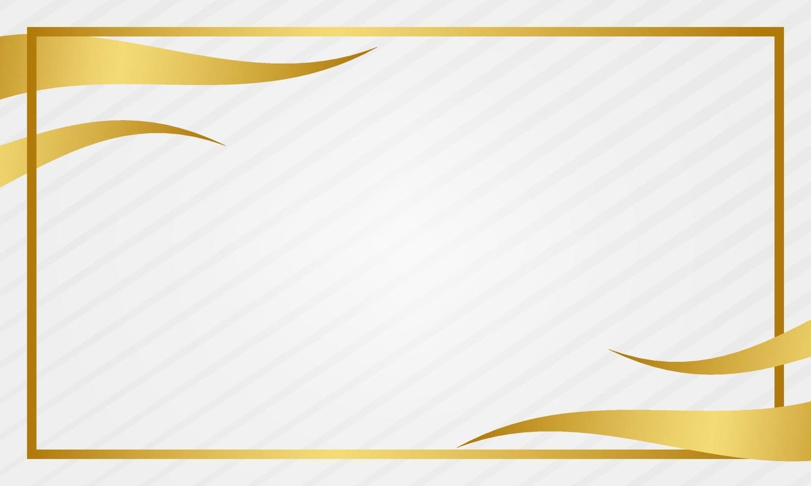 Abstract White Gold Frame Background 2324130 Vector Art at Vecteezy