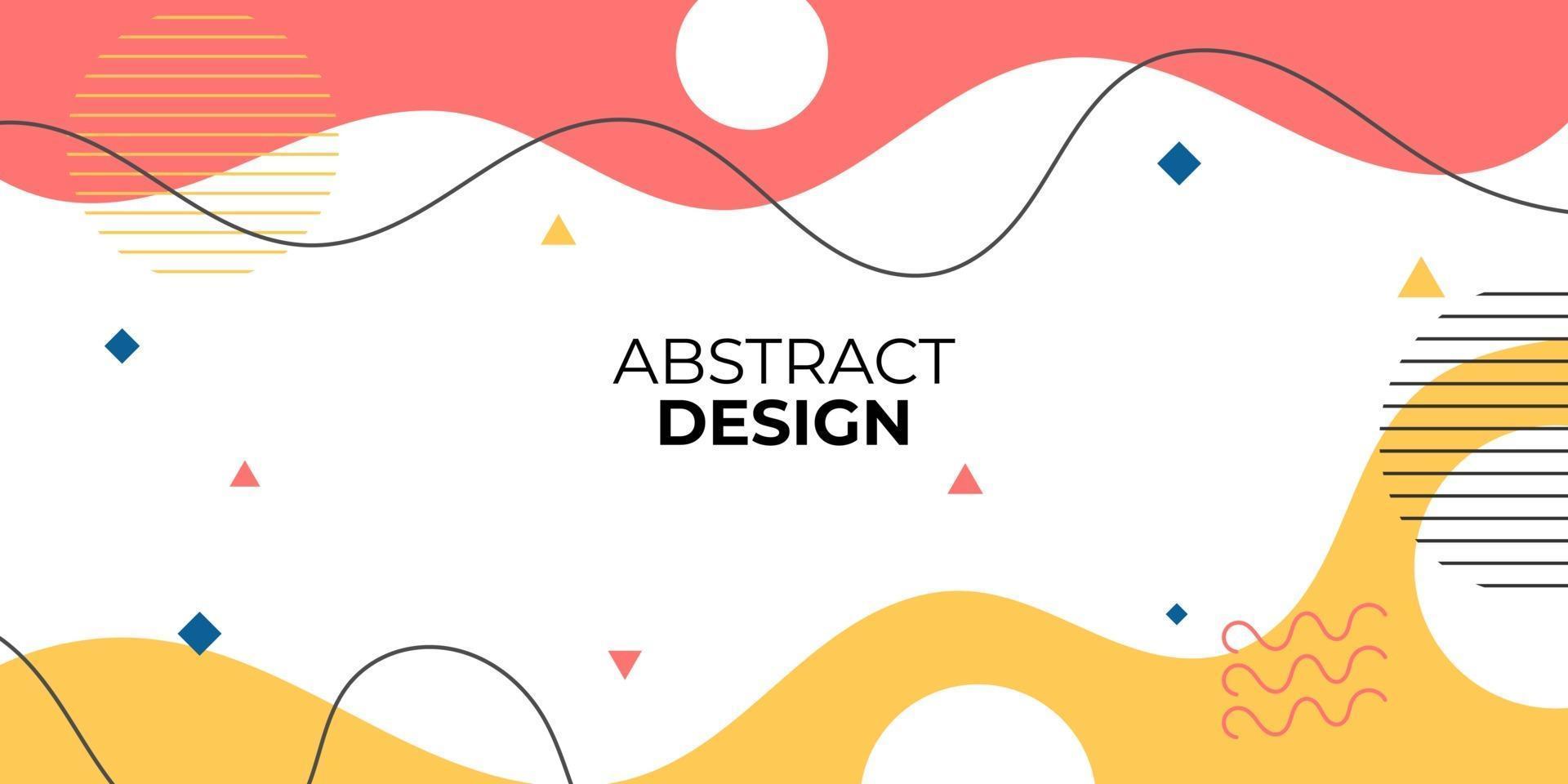 creative colorful abstract minimal background vector