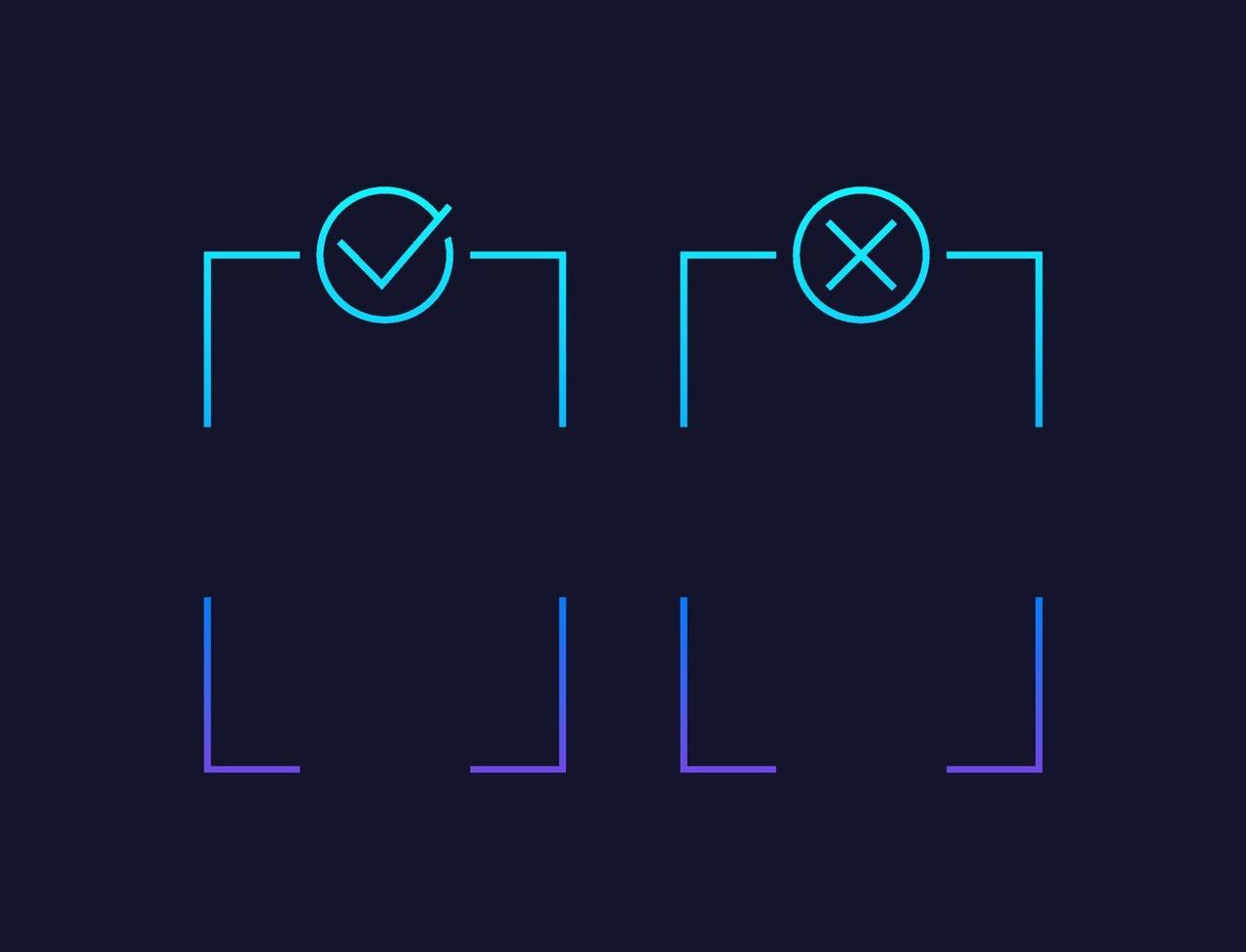 positive and negative, vector