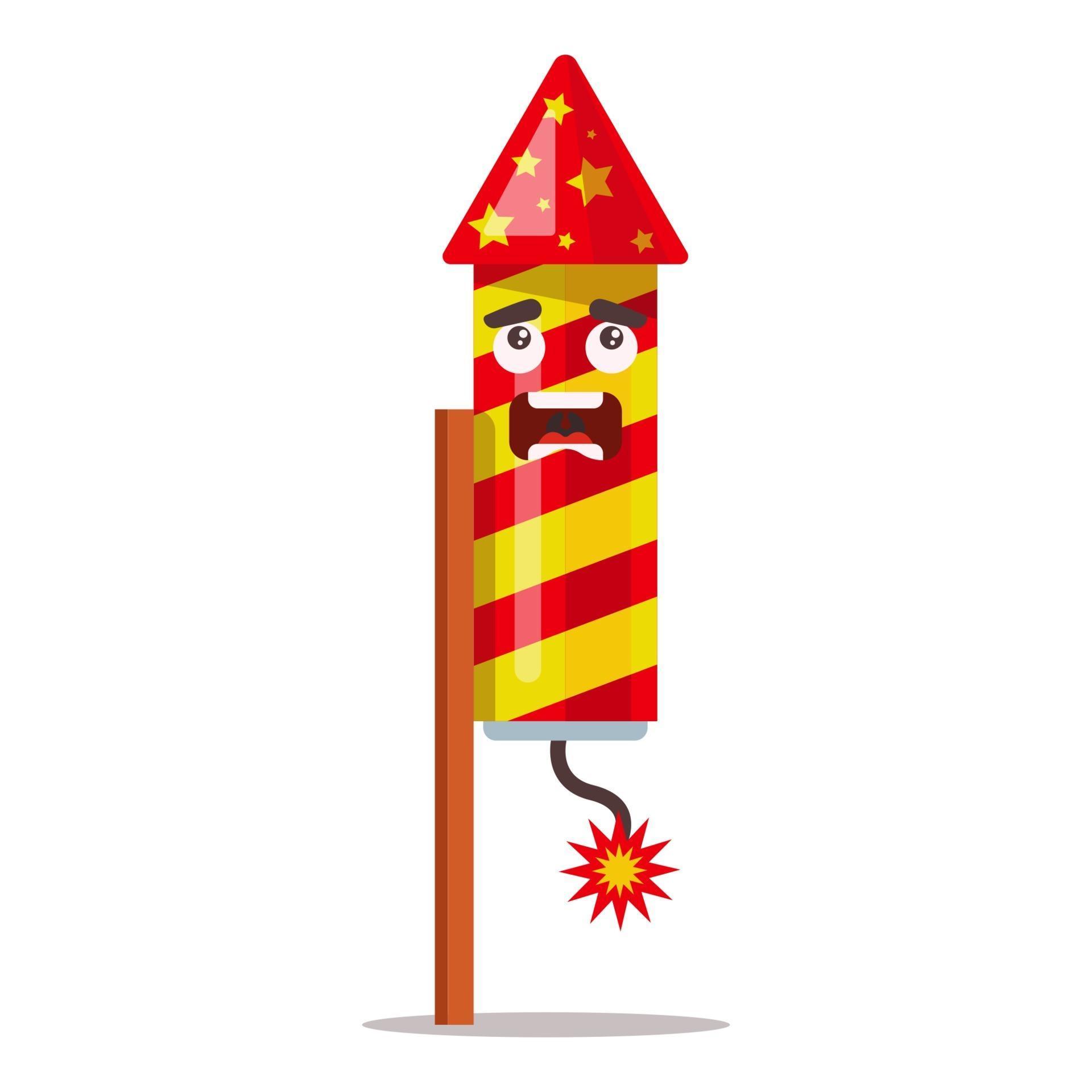cartoon firecracker concept 2327559 Vector Art at Vecteezy