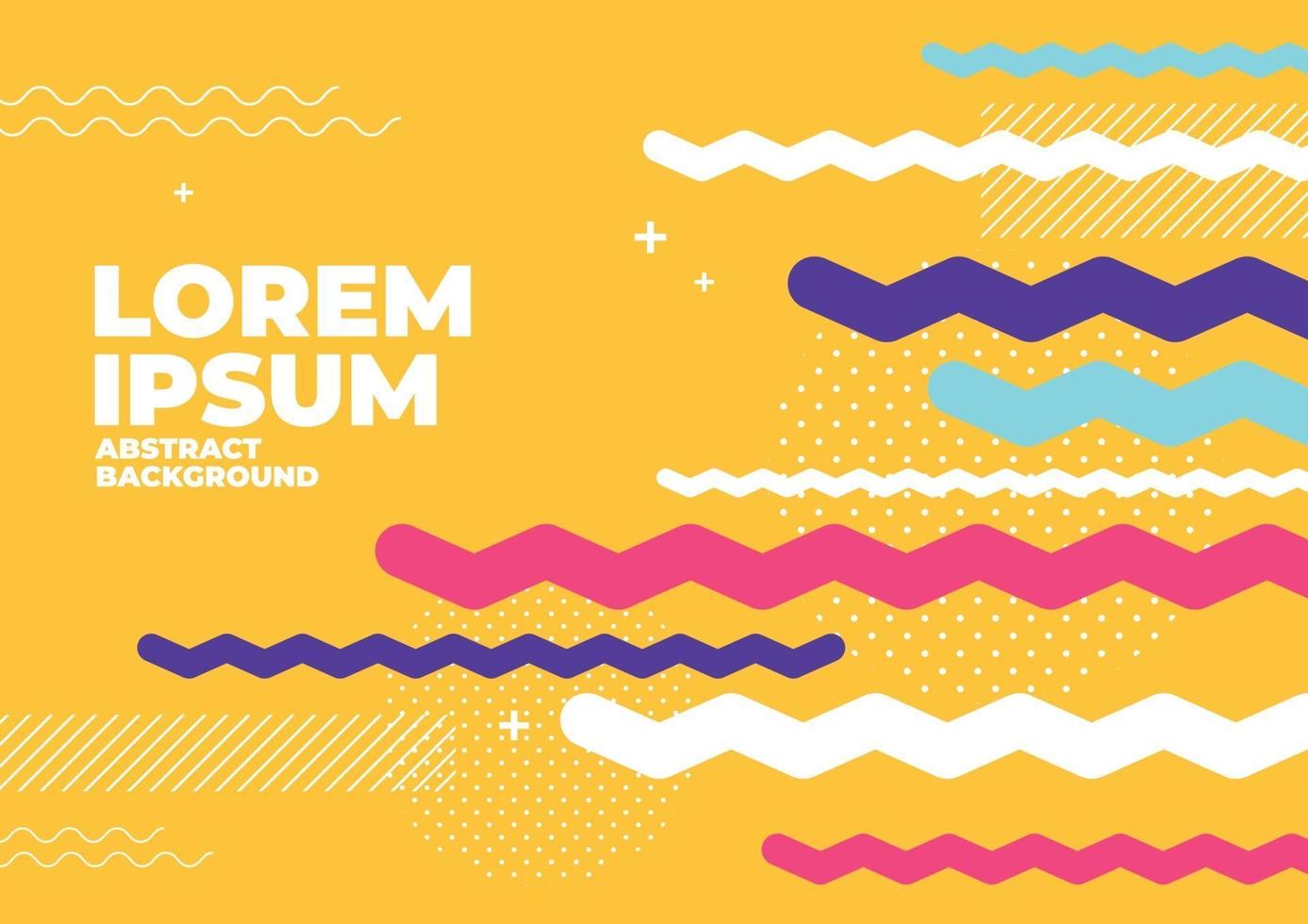 Abstract colorful geometric shapes background banner template. vector