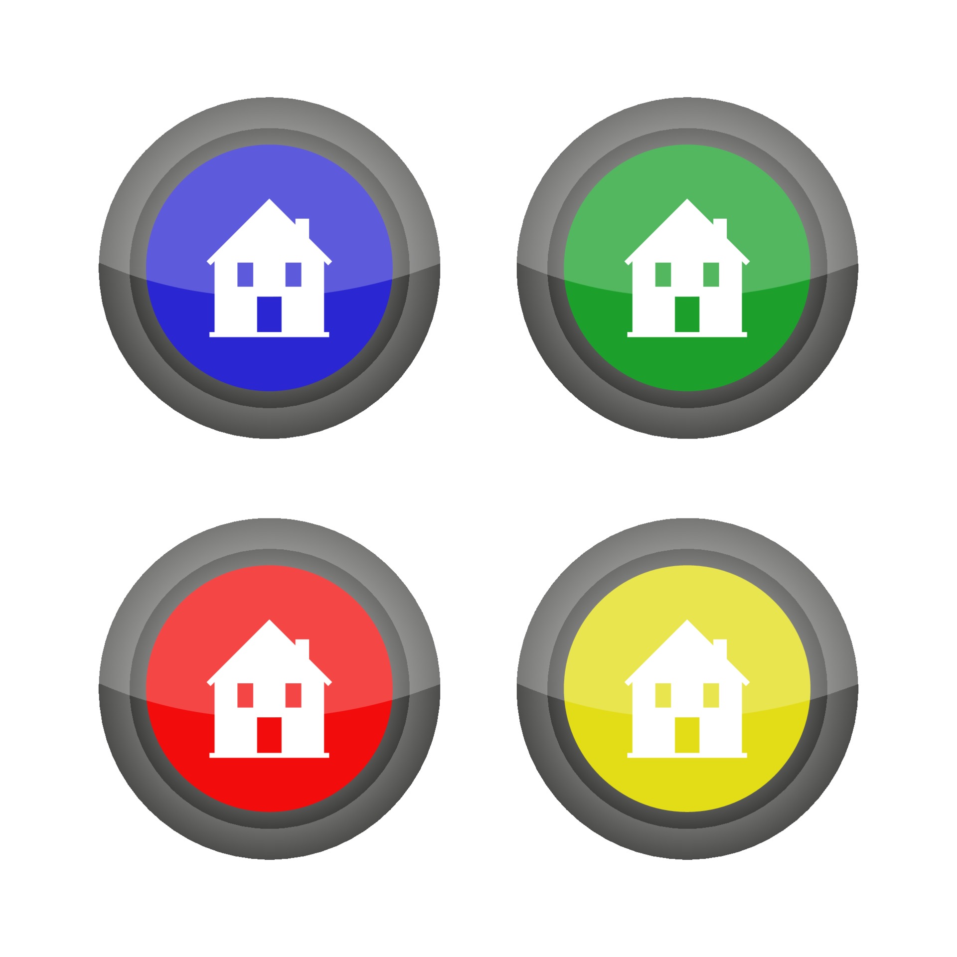 Home Button On White Background 2327999 Vector Art at Vecteezy