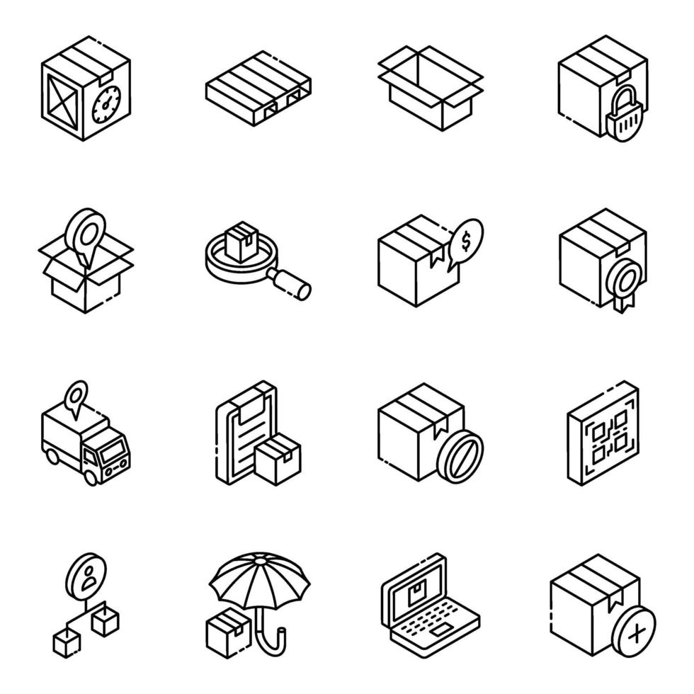 Logistic and Delivery vector